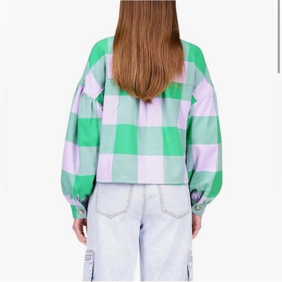 Anthropologie Sanctuary Pocket Top Shirt Plaid
Long Sleeve Shirt, Size L - Picture 3 of 15